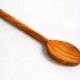 Cuill�re ovale en bois d\'olivier, 25 cm