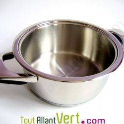 Faitout Bas 1,8lt - Basse Temp�rature 16 cm inox 18/10 ABE