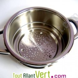 Panier vapeur ou passoire 24cm en inox 18/10 Basse Temp�rature ABE