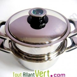 Panier vapeur ou passoire 24cm en inox 18/10 Basse Temp�rature ABE