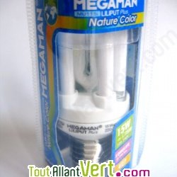 Ampoule Lumi�re du jour compacte et puissante 6500K de Megaman