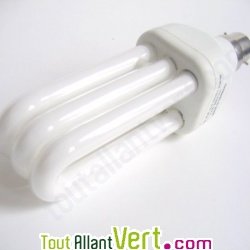 Ampoule Droite Fluocompacte 25W eq. 125W embase E27