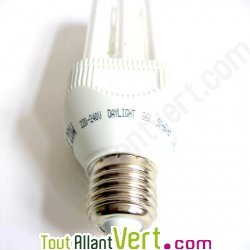 Ampoule Droite Fluocompacte 20W eq. 100W embase E27 1000 lm