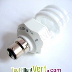 Ampoule H�lice Plein spectre 20W eq. 100W ba�onnette B22 1150 lm