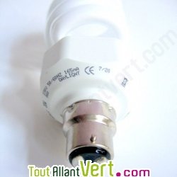 Ampoule H�lice Plein spectre 20W eq. 100W ba�onnette B22 1150 lm