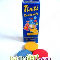 Tinti - Savon � modeler pour main x 3, Bleu, Rouge et Jaune