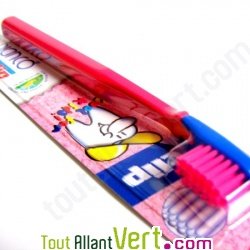 Brosse � dents nylon enfant mi-souple, t�te changeable