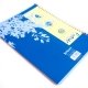 Cahier � spirale recycl� lign� A4 96p Bleu Forever