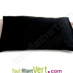 Repose poignet noir ergonomique et �cologique, 16x10cm