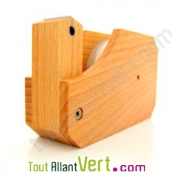 D�vidoir scotch en bois et son rouleau adh�sif