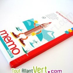 Boite de 12 crayons de couleurs bois certifi�