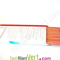 Boite de 12 crayons de couleurs bois certifi�