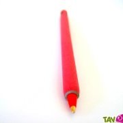 Stylo bille rouge en papier recycl�