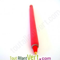 Stylo bille rouge en papier recycl�