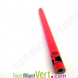 Stylo bille rouge en papier recycl�