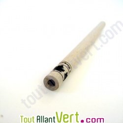 Stylo bille noir en papier recycl�, rechargeable