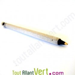 Stylo bille noir en papier recycl�, rechargeable