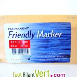 Recharge marqueur permanent Rouge