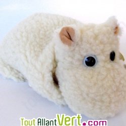 Peluche Petit Hippopotame noyau de cerise