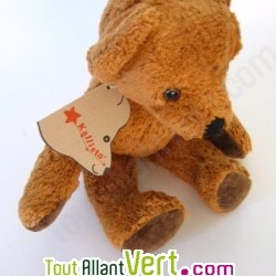 Nounours brun 30 cm coton biologique