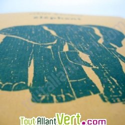 Cahier colier 17x22cm, 96p Grand carreaux Elphant