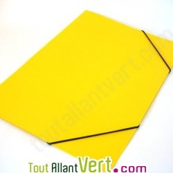 Chemise recycl�e �lastique Jaune