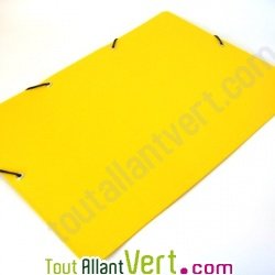 Chemise recycl�e �lastique Jaune