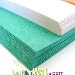 Enveloppes recycl�es rustiques brunes + cartes jaunes x20