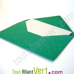 Enveloppes recycl�es rustiques brunes + cartes jaunes x20