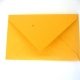 Enveloppes recycl�es rustiques jaune +cartes jaunes x20