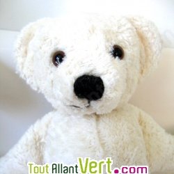 Nounours �cru 30 cm coton biologique