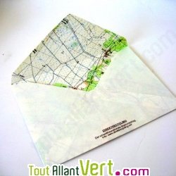 Enveloppes faites  partir de carte routire
