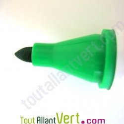 Marqueur permanent vert rond, alcool