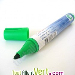 Marqueur permanent vert rond, alcool