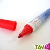 Marqueur permanent rouge rond, alcool