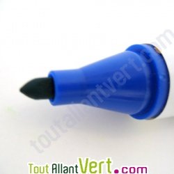 Marqueur permanent bleu rond, alcool