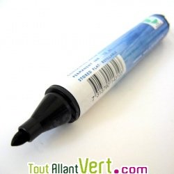 Marqueur permanent noir rond, alcool