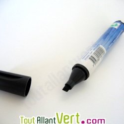 Marqueur permanent noir biseaut�, alcool