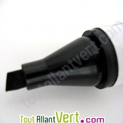 Marqueur permanent noir biseaut�, alcool
