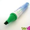 Marqueur permanent vert biseaut�, alcool