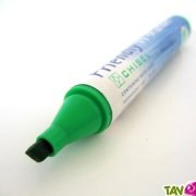 Marqueur permanent vert biseaut, alcool