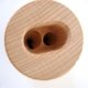 Taille crayon bois avec r�servoir 2 trous en carton recycl�