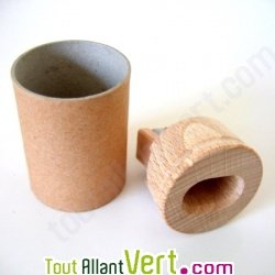 Taille crayon bois avec r�servoir carton recycl�