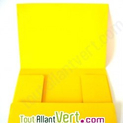 Chemise recycl�e 3 rabats A4 jaune