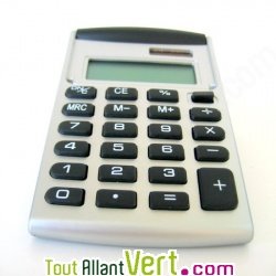 Calculatrice solaire avec reposoir