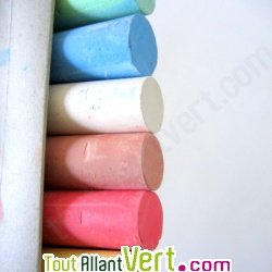 6 Grosses craies de couleur pour trottoir