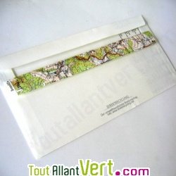 Enveloppes carte routi�re � fen�tre, 110x220, lot 100