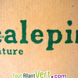 Calepin recycl� rustique 32p 10x20 cm Int. Jaune