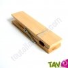 Pince en bois gante htre naturel 15x3.5cm