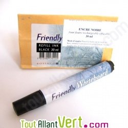 Recharge marqueur effa�able tableau Noir